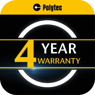 4 years warranty for Polytec profilometer
