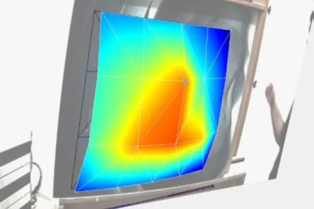 MDE Multipoint Data Evaluation canvas deflection shape