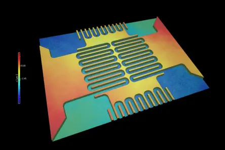 MEMS topography with microscope-based profilometer