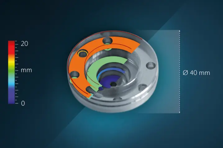 Wide area pass/fail analysis with profilometer