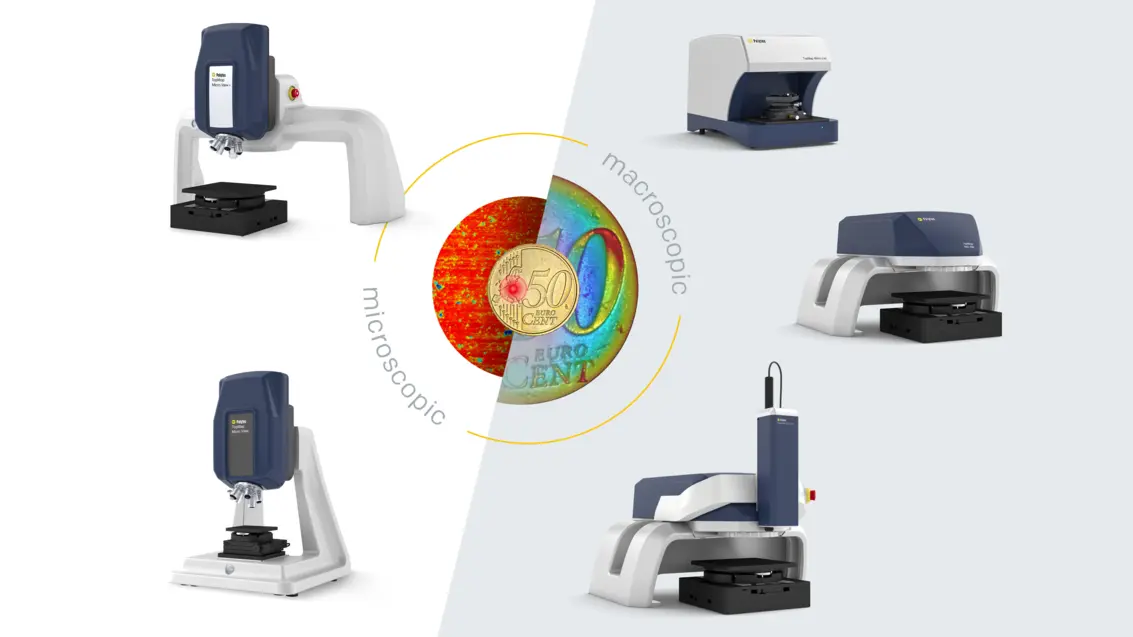 Polytec TopMap optical profilometer family – micro, macro, bench systems