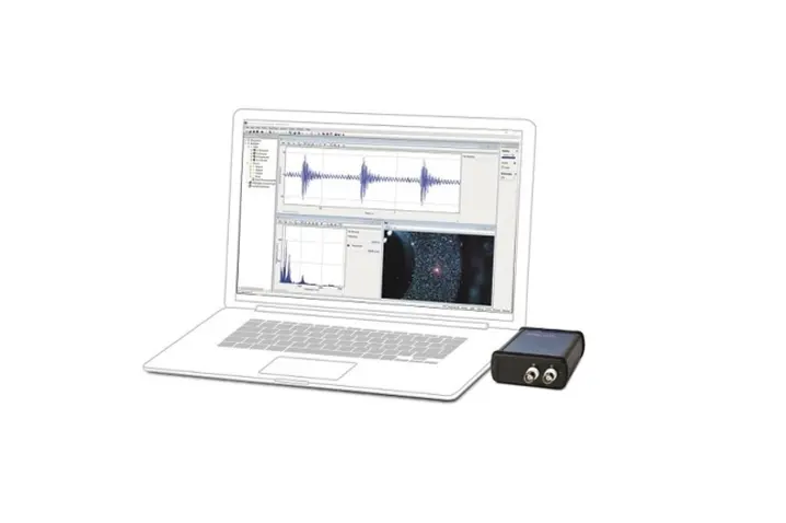VibSoft-20 analog 2-channel data acquisition with USB junction box up to 20 kHz 